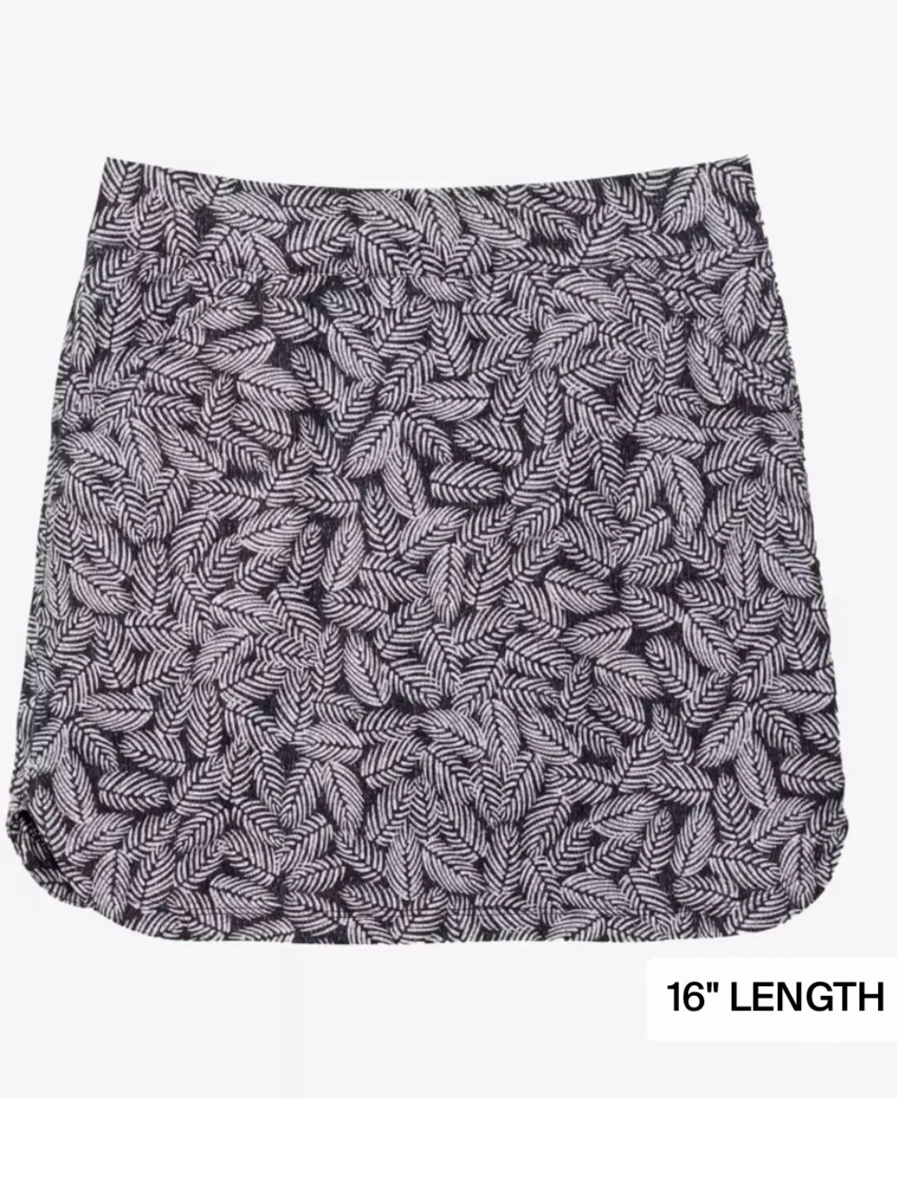 Peter Millar Alice Palm Petal Hem 16” Skort Skirt PGA Tour